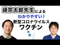 峰宗太郎先生に聞く 新型コロナウイルスワクチンの基礎と原理