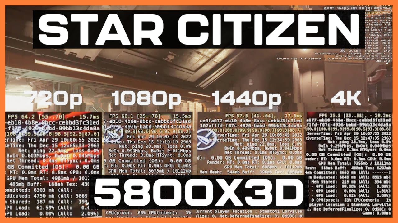 5800X3D 4K, 1440p, 1080p | Star Citizen - YouTube