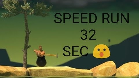 getting over it Speed run in 32 seconds world record