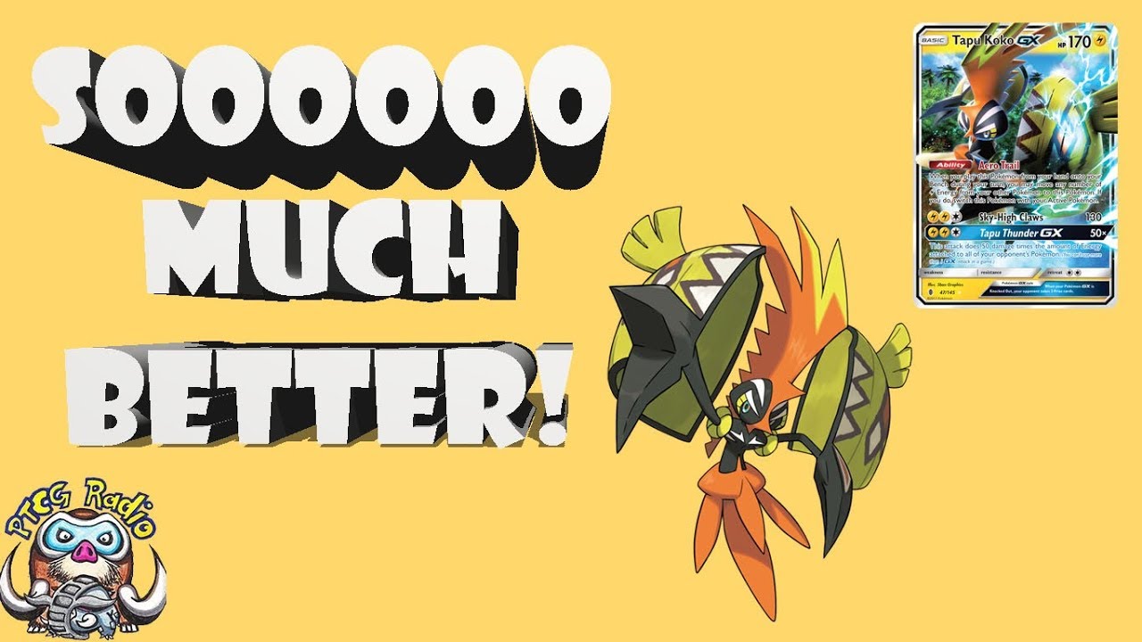 Tapu Koko Is a MUCH Better Pokémon with Burning Shadows! (TCG)