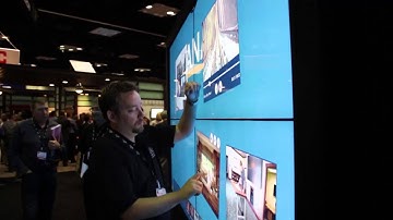 Clarity Matrix MultiTouch Video Wall System at CEDIA 2012   YouTube