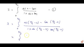 By using the properties of definite integrals, evaluate the integrals `int_0^(pi/2) (sinx-cosx)/...