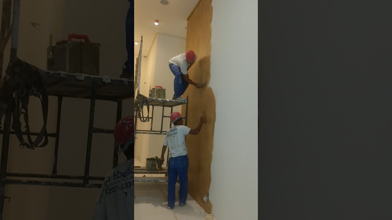 Textura terracal aplicação de Gel