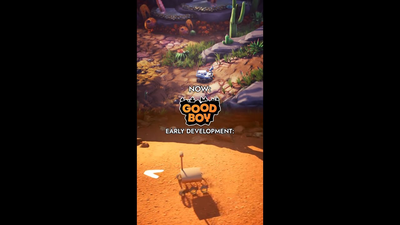 Good Boy has come along way from early development! 🥹 