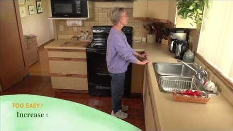 Home Activity Program Level 2.5 Standing (Alternate Leg Out and In) - Farsi