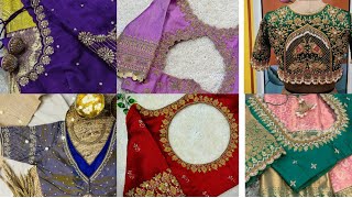 💯👌Best Computer work Blouse Design /Trendy saree Blouse Designs /Back neck design