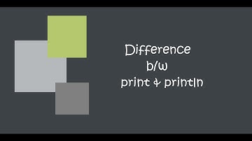 Java Programming Tutorial 3-Difference between print and println