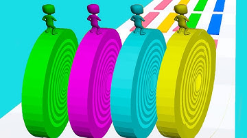 Layers Roll ★ BIG UPATE!! Max Level iOS,Android Gameplay New Update Mobile Game Walkthrough #shorts