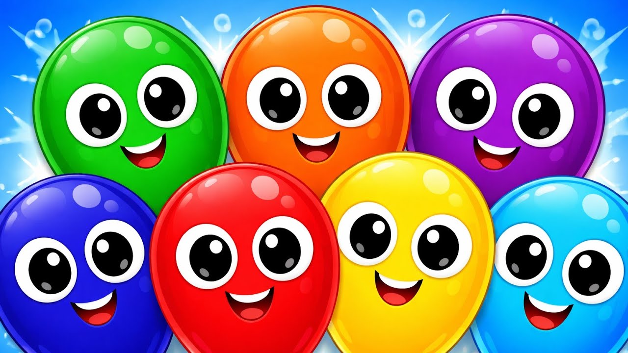 Balloon Colours Song 🎈 | Fun Learning for Toddlers