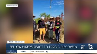 Fellow hikers react to tragic discovery