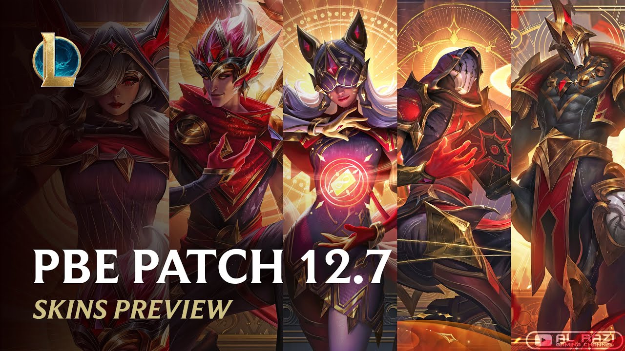 Arcana 2022 | 1080p 60fps | Skins Preview | Patch 12.7 - League of Legends