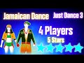 Just Dance 3 Wii - Jamaican Dance (5 Stars 4 Players)