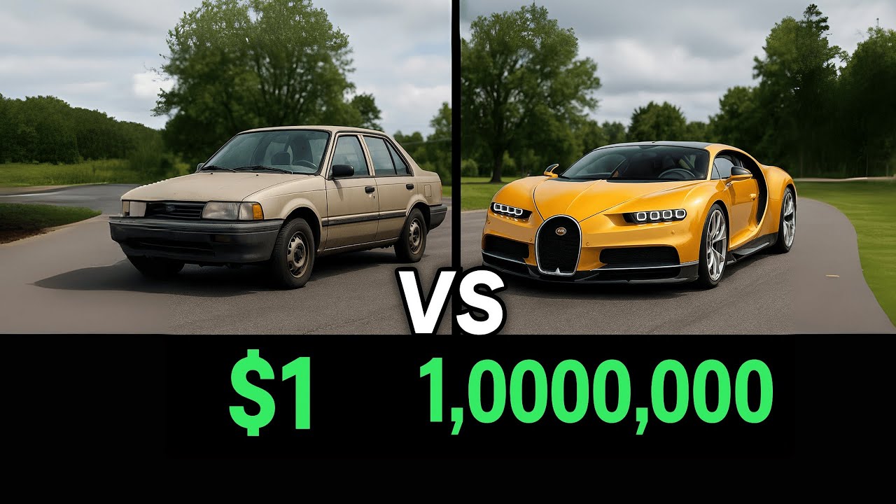 1$ car VS 1,000,000$ car