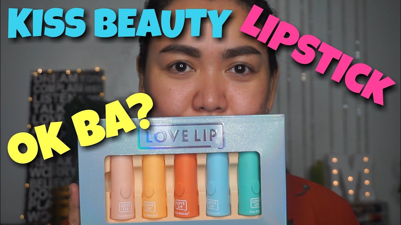 MURANG LIPSTICK / KISS BEAUTY ORCHID LOVE MATTE LIP SET REVIEW!