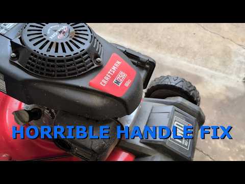 Craftsman M250 Mower Handle Enhancements