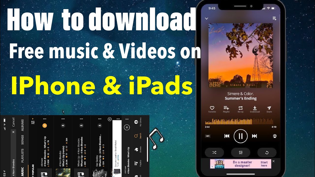 How To Download Free Music & Videos on iPhone 0ffline#applemusic#