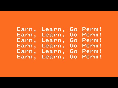 Earn, Learn, Go Perm! - video from Supp App