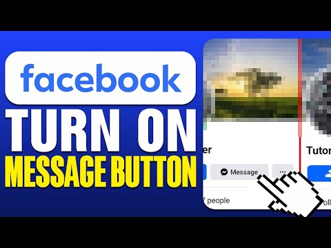 How To Turn On Message Button On Facebook Profile (2025)