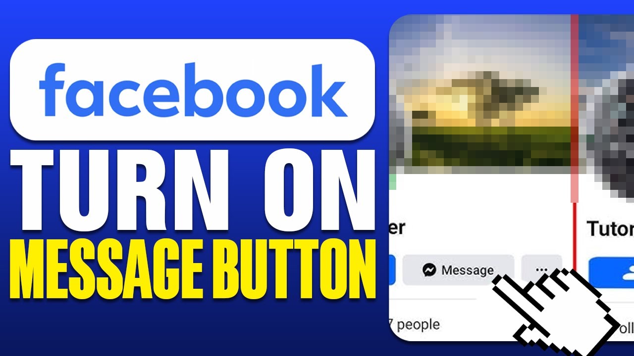How To Turn On Message Button On Facebook Profile (2025) - YouTube