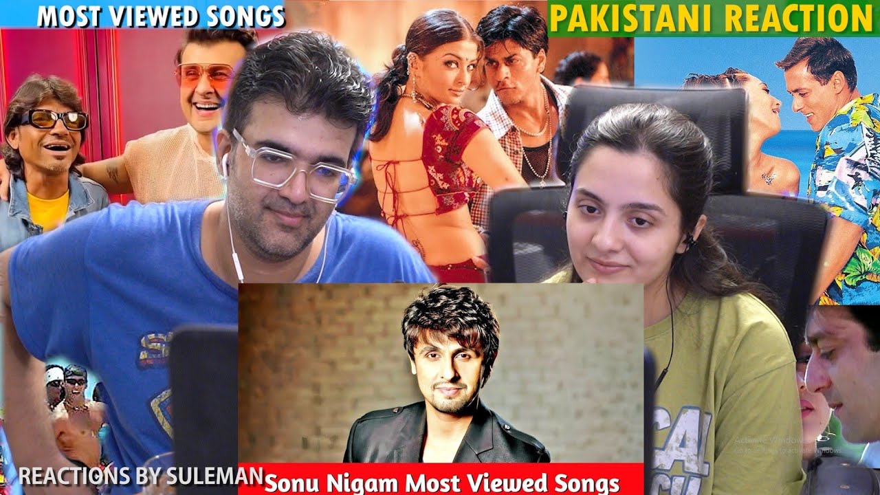 Pakistani Couple Reacts To Sonu Nigam Most Viewed Top 100 Songs | Raju Kalakaar × Sonu Nigam