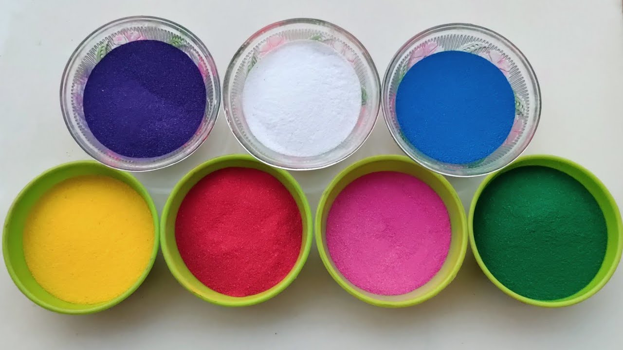 Making 3 Creative Sand Art With Color Sand Satisfying Sand Art