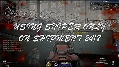 24 Hours of Shipment 24/7 on Modern Warfare.. (Sniper ONLY!)