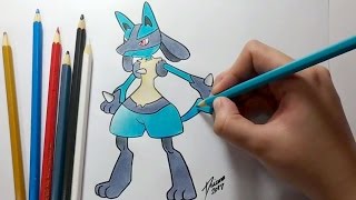 Tutorial de Desenho Riolu