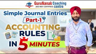 Simple Journal Entries (Accounting Rules)
