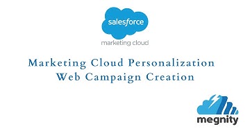 Marketing Cloud Personalization  Web Campaign Creation