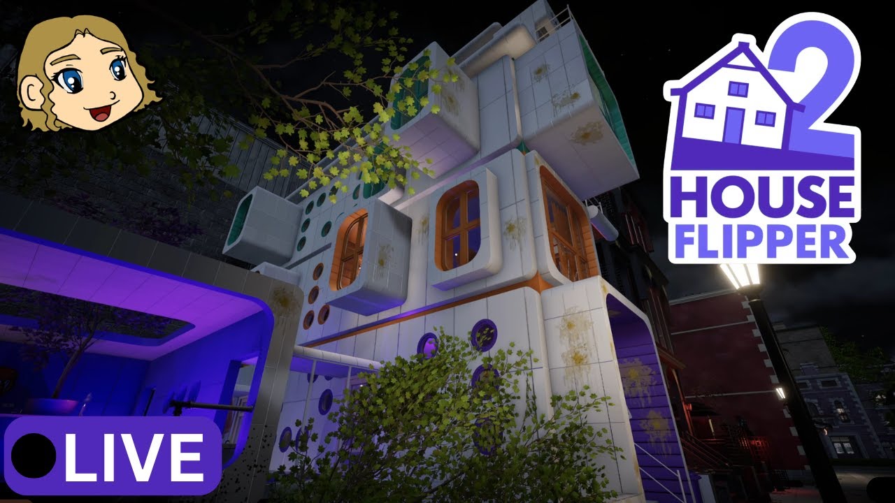 House Flipper 2 - Finish The Lobby, Then The Second Floor!! Stop By! - Live Pt. 154