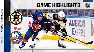 Bruins @ Islanders 12/16/21 | NHL Highlights