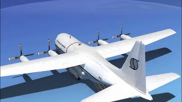 Dreamscape C-130 Hercules V19 Southern Air Transport 3D model from CGTrader.com