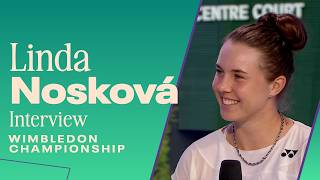 Linda Noskova talks emotional victory & gratitude for mother ❤️ | 2026 Wimbledon