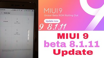 MIUI 9 beta 8.1.11 UPDATE | Press and Hold on Dial Pad For Quick Dial