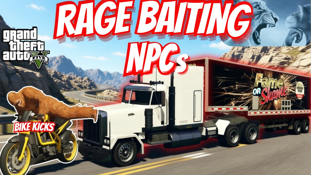 One HOUR of the Funniest NPC *Rage Baiting* | GTA 5