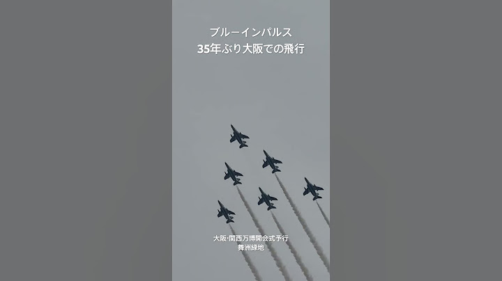 ブルーインパルスが“大阪を飛べたのはこの日だけ”だった【大阪・関西万博展示飛行予行】2025/04/10 舞洲緑地