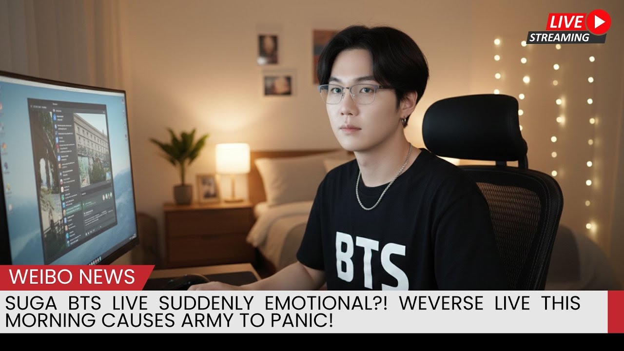 🔴 [MULTI SUB] Suga BTS LIVE SUDDENLY EMOTIONAL?! Weverse Live This ...