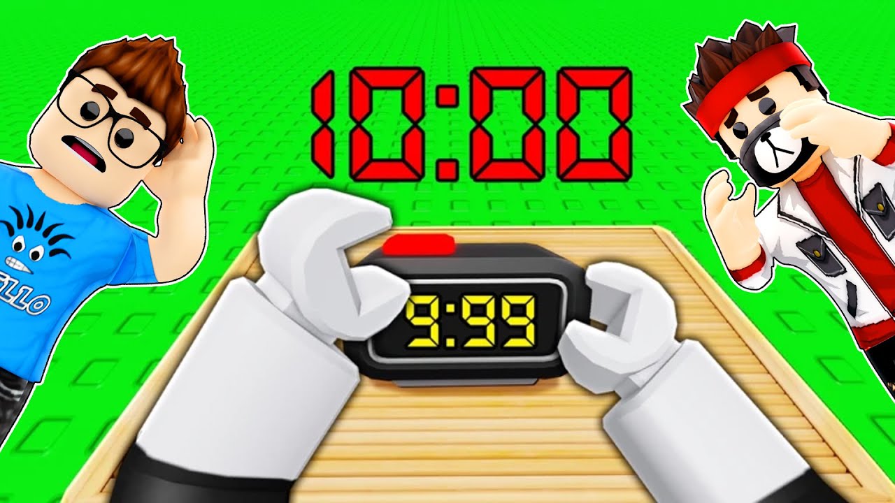 Kdo má rychlejší PRSTÍKY v ROBLOXU..? (Roblox Stop The Timer!)