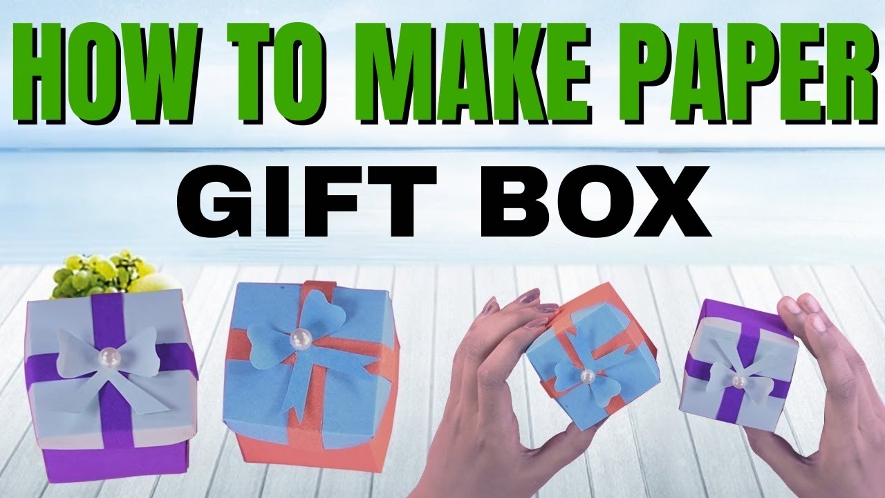DIY Gift Box / How to make Gift Box ? Easy Paper Crafts Idea #QuestDIY ...