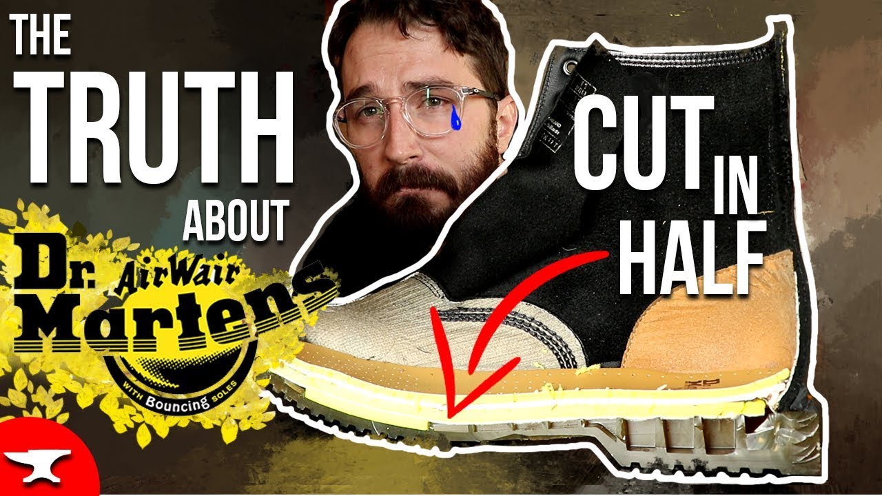WHAT'S INSIDE DR. MARTENS - (1460 BOOTS) - doc marten review - YouTube