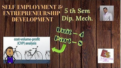 SEED Unit-4 Part-8 CVP & BEP Analysis By P. N. Chhaniyara