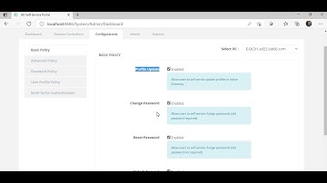 AD Self Service Portal