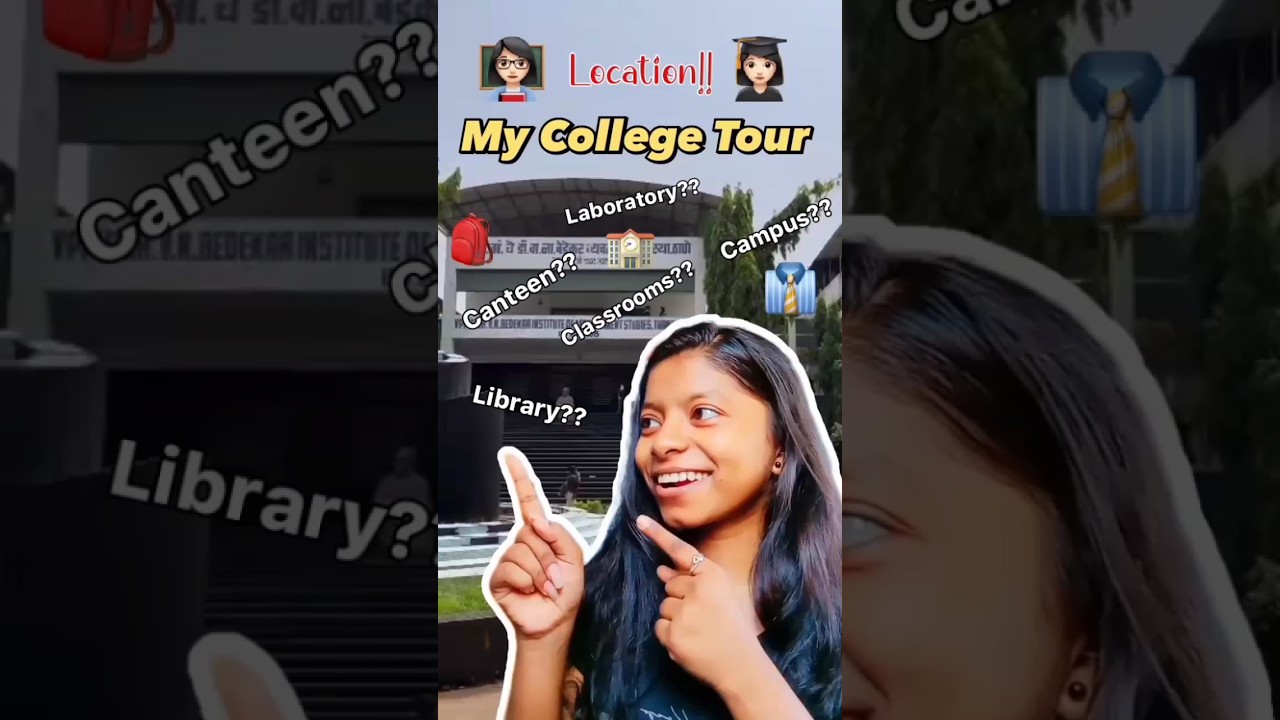 My College Tour 📍🏫Best college in Thane 🔥For all streams and for more than 100 Bachelors courses👩🏻‍🎓