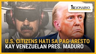 U.s. Citizens Hati Sa Pag-Aresto Kay Venezuelan Pres. Maduro Agenda Weekend