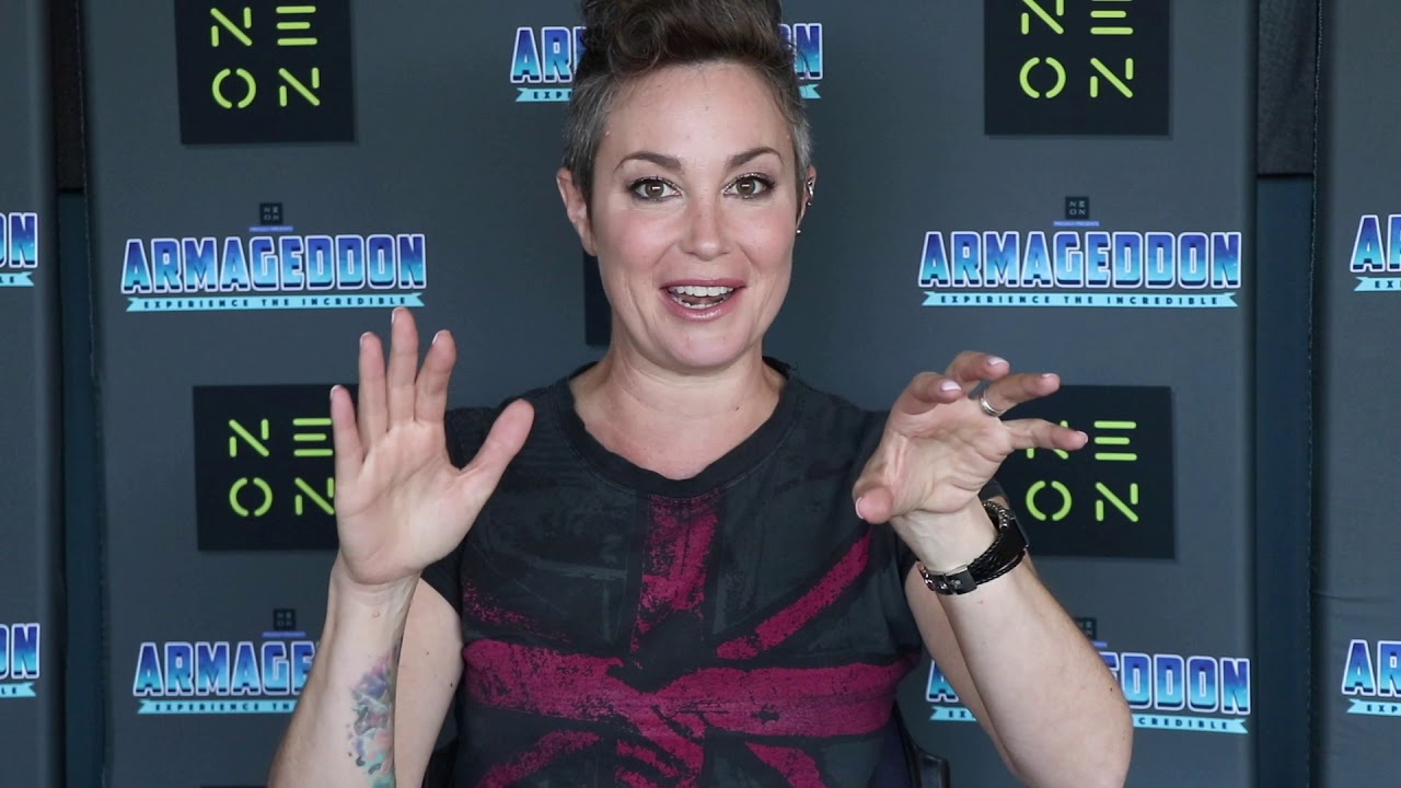 Kim Rhoden An Interview With Kim Rhodes | Wellington Armageddon Expo 2018 - YouTube