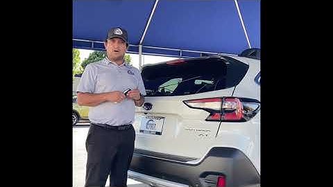 How to set Pin Code Access on Subaru