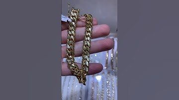 Chunky 10mm VIP Miami Cuban Link Bracelet🔥14k Gold #gold #miamicubanlink #vip #benz