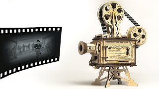 Stop motion:self-assembling movie projector