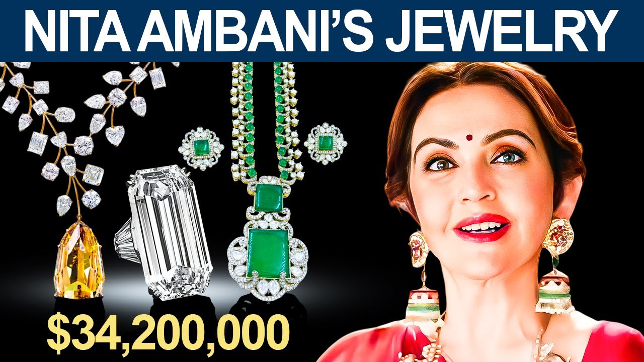 Коллекция ювелирных изделий самой богатой женщины Индии Ниты Амбани