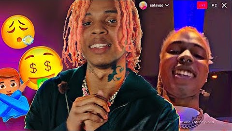 Sofaygo On Instagram Live Previewing A New Song (10.11.23)